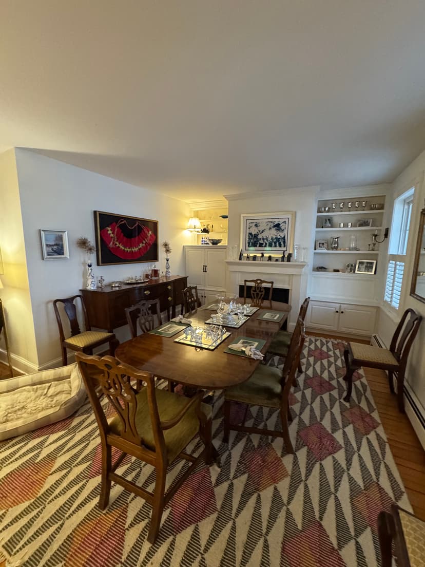 dining room cleaning