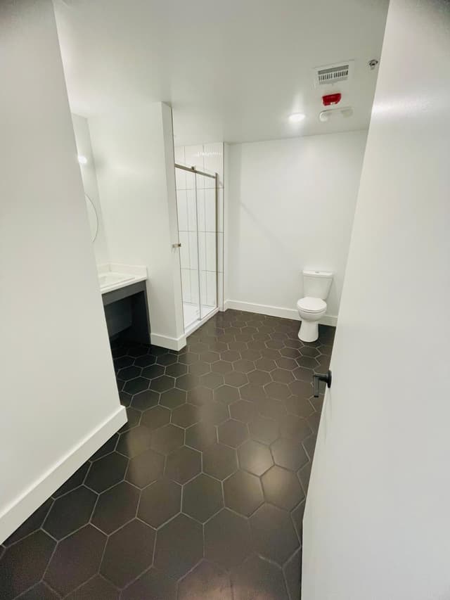 bathroom hallway